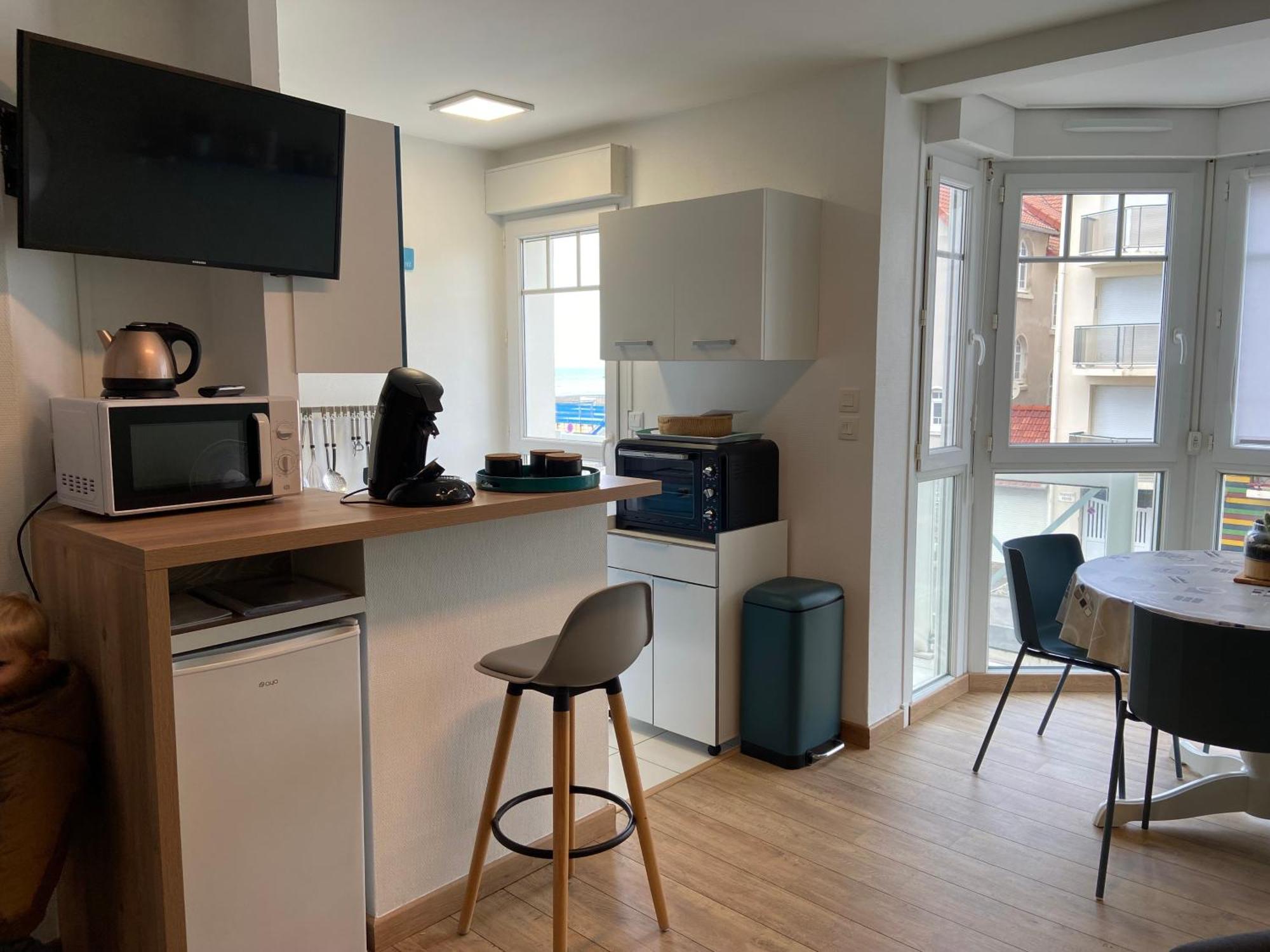 Le Bon Endroit En Bord De Mer, Vue Mer , Parking Et Wifi Wimereux Luaran gambar